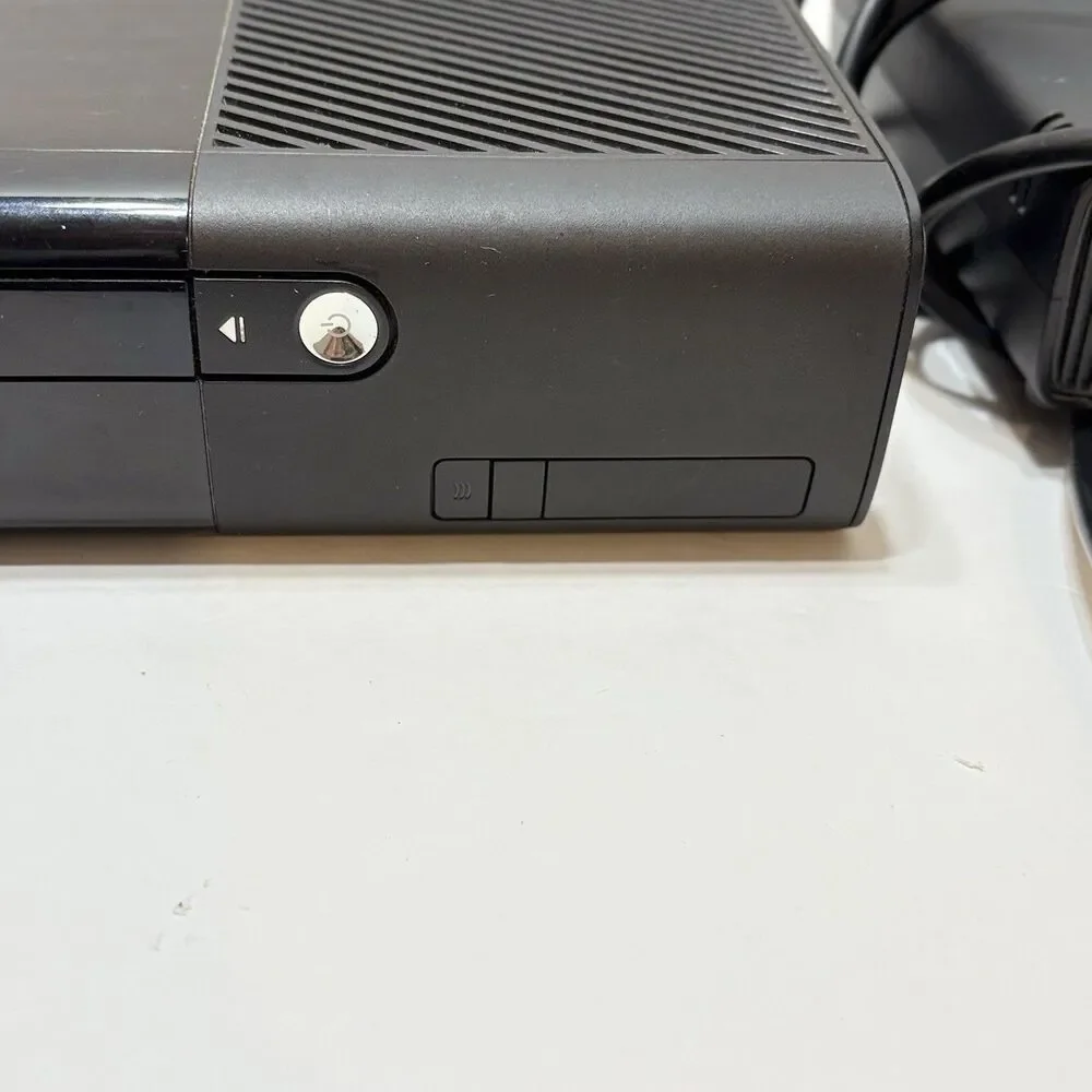 Xbox 360 E Console Model 1538 External Hard Drive And Wireless Controller